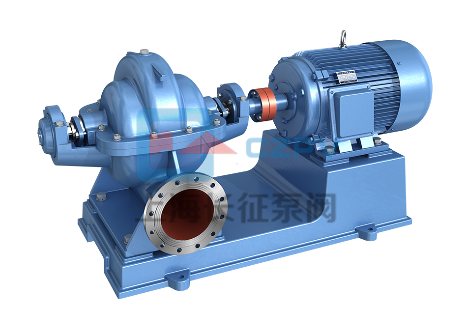 CZOW系列單級雙吸水平中開蝸殼式循環水泵離心泵